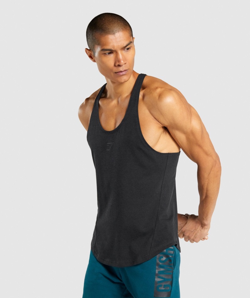 Bold Stringer Black Gymshark